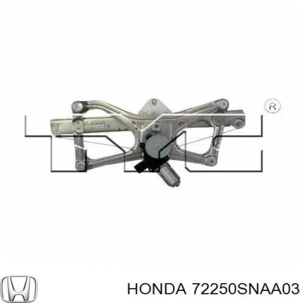 Mecanismo alzacristales, puerta delantera izquierda para Honda Civic (FD1)
