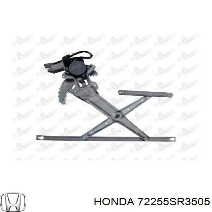 72255SR3505 Honda motor eléctrico, elevalunas, puerta delantera izquierda