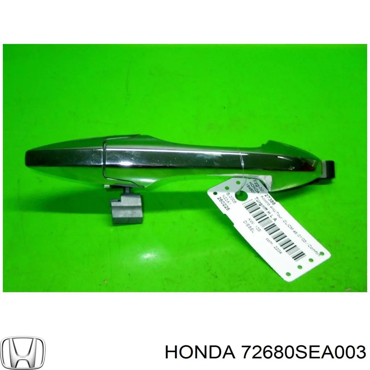 72680SEA003 Honda tirador de puerta exterior trasero izquierdo