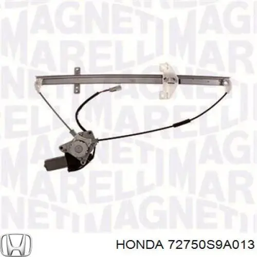 Comprar 72750S9A013 Honda Mecanismo de elevalunas de la puerta trasera izquierda