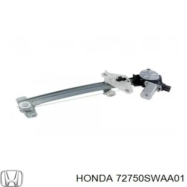 Mecanismo alzacristales, puerta trasera izquierda para Honda CR-V (RE)