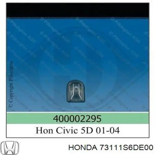Cristal parabrisas Honda 73111S6DE00 precio, desde 270,18 EUR