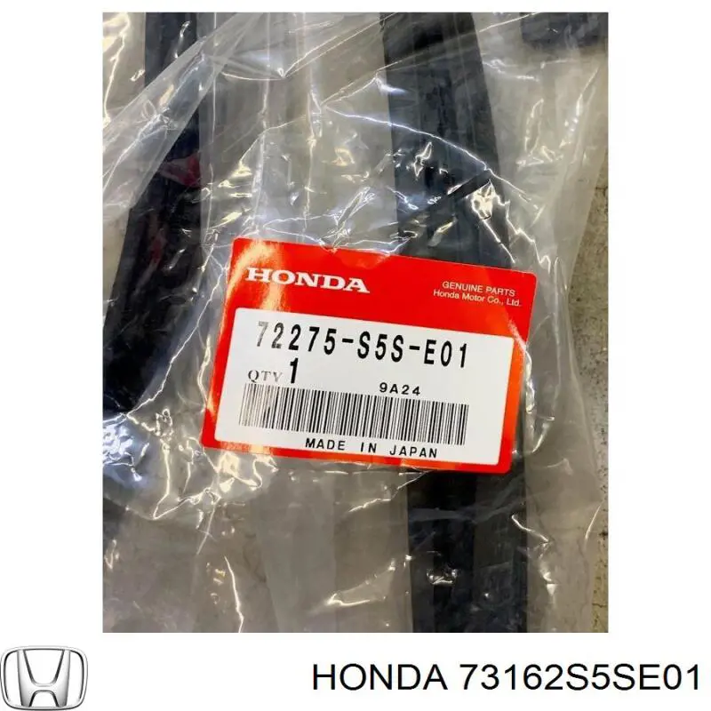 73162S5SE01 Honda Moldura izquierda del parabrisas