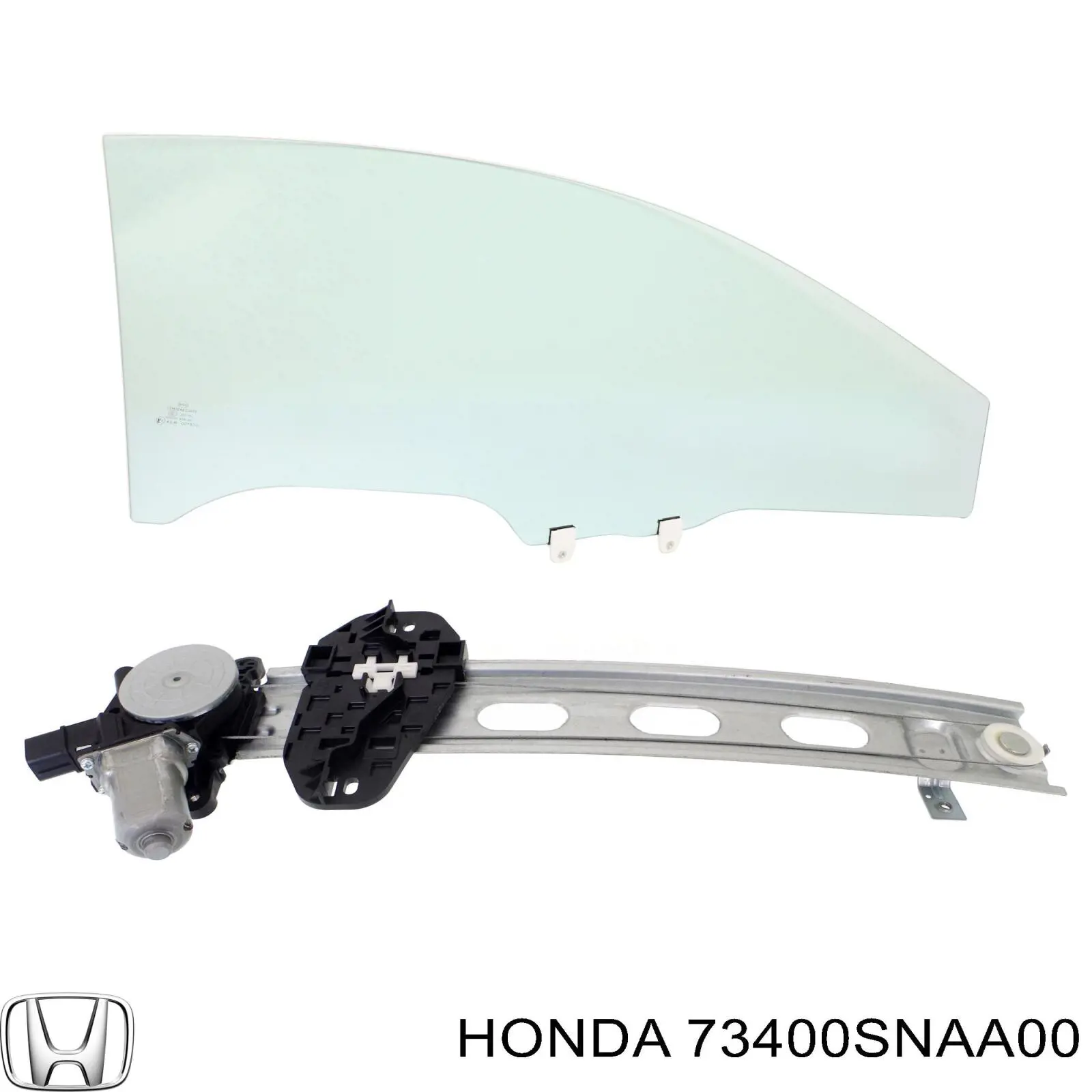 73400SNAA11 Honda luna de puerta trasera derecha