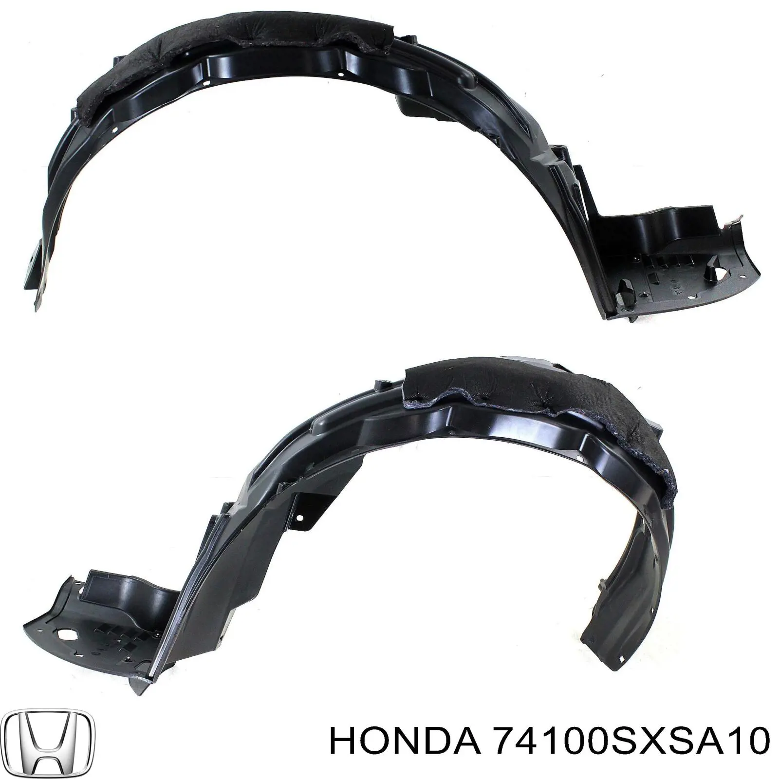 Guardabarros interior, aleta delantera, derecho para Honda CR-V (RE)