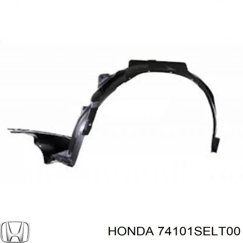 74101SELT00 Honda guardabarros interior, aleta delantera, derecho