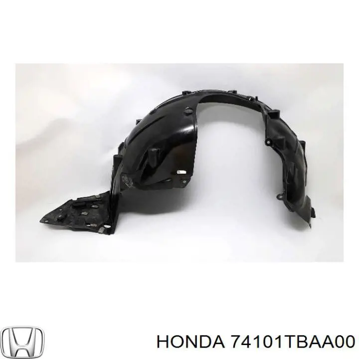 Guardabarros interior, aleta delantera, derecho para Honda Civic (FC, FK)