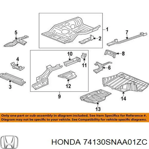 Cable de capó para Honda Civic (FD1)