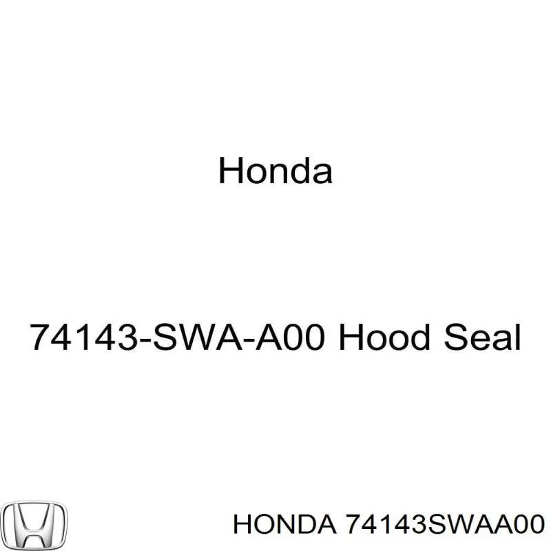  Honda 74143SWAA00 precio, desde  
