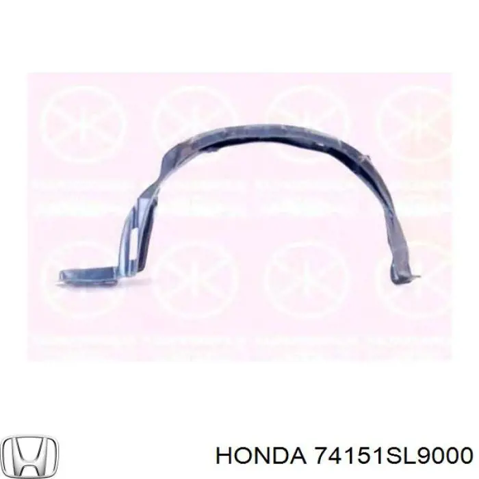 Comprar 74151SL9000 Honda Guardalodos interior izquierdo, guardafango delantero