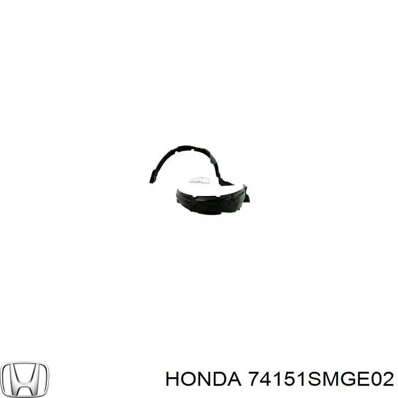 Guardabarros interior, aleta delantera, izquierdo para Honda Civic (FK1)
