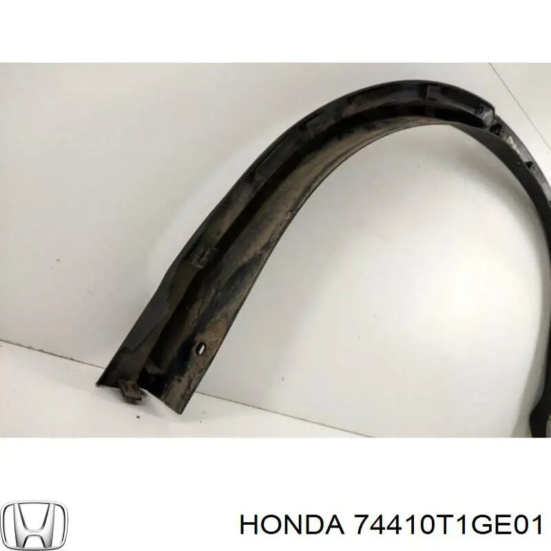 74410T0AA02 Honda listón embellecedor/protector, guardabarros trasero derecho