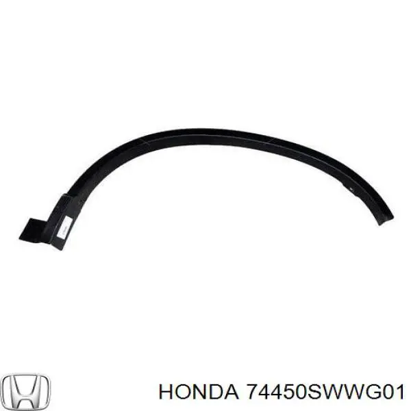 Ensanchamiento, guardabarros trasero izquierdo para Honda CR-V (RE)