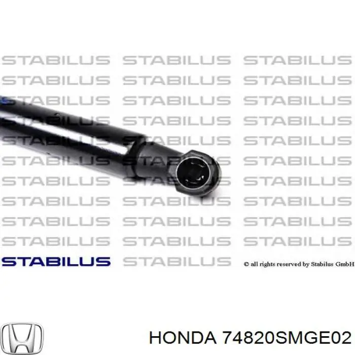 Amortiguador de maletero Honda 74820SMGE02 precio, desde 14,47 EUR