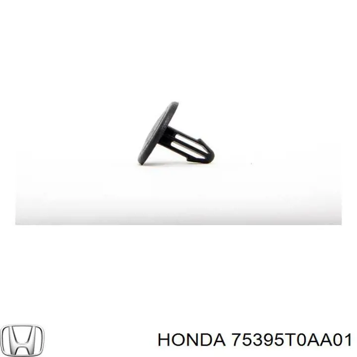 75395T0AA01 Honda moldura puerta trasera izquierda