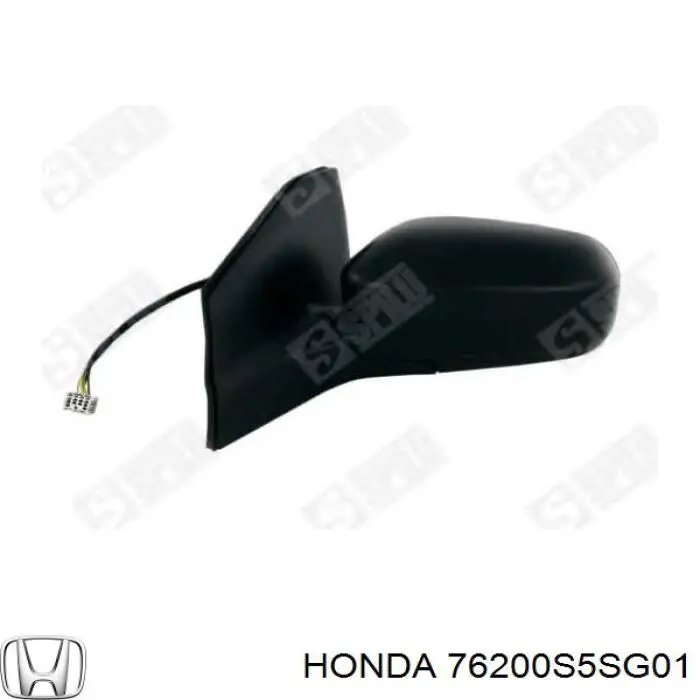 76200S5SG01 Honda espejo retrovisor derecho