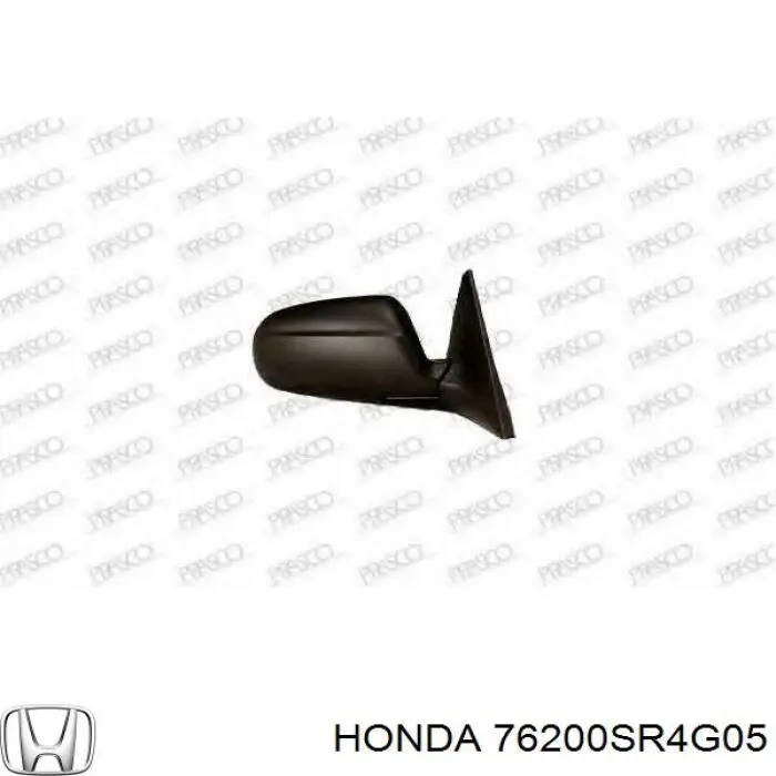 76200SR4G05 Honda espejo retrovisor derecho