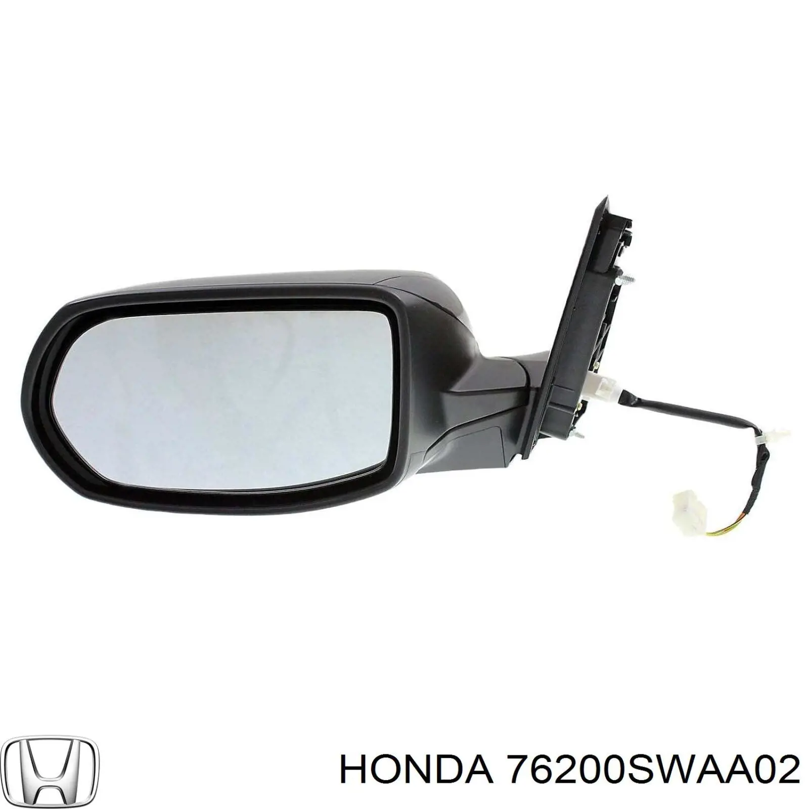 76200SWAA02 Honda espejo retrovisor derecho