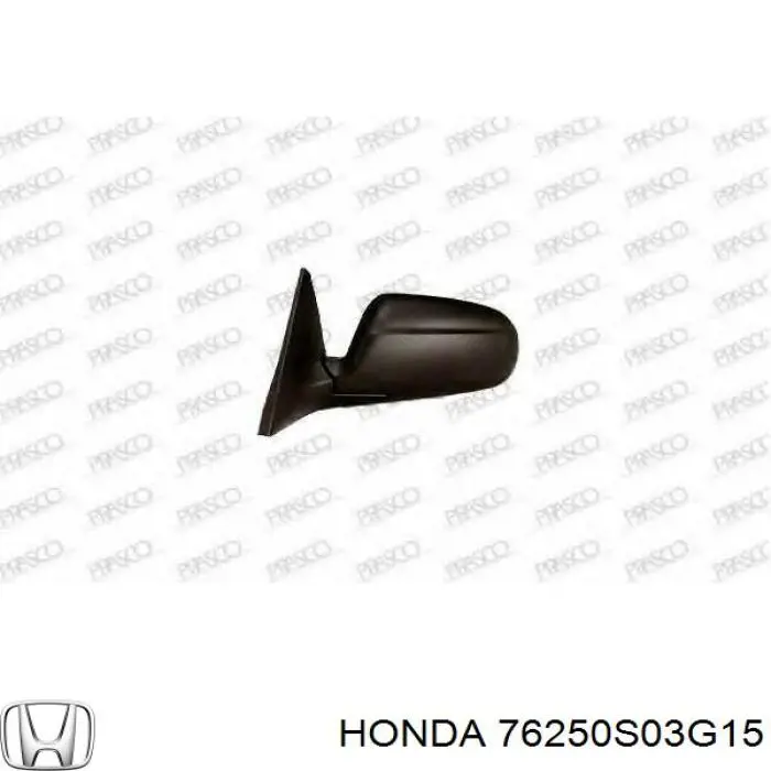 Retrovisor izquierdo Honda Civic 6 