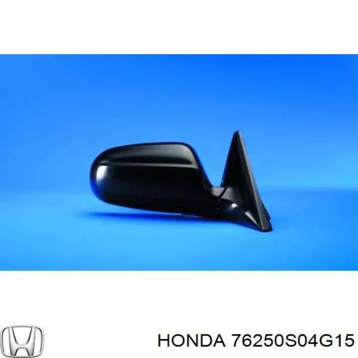 76250S04G15 Honda espejo retrovisor izquierdo