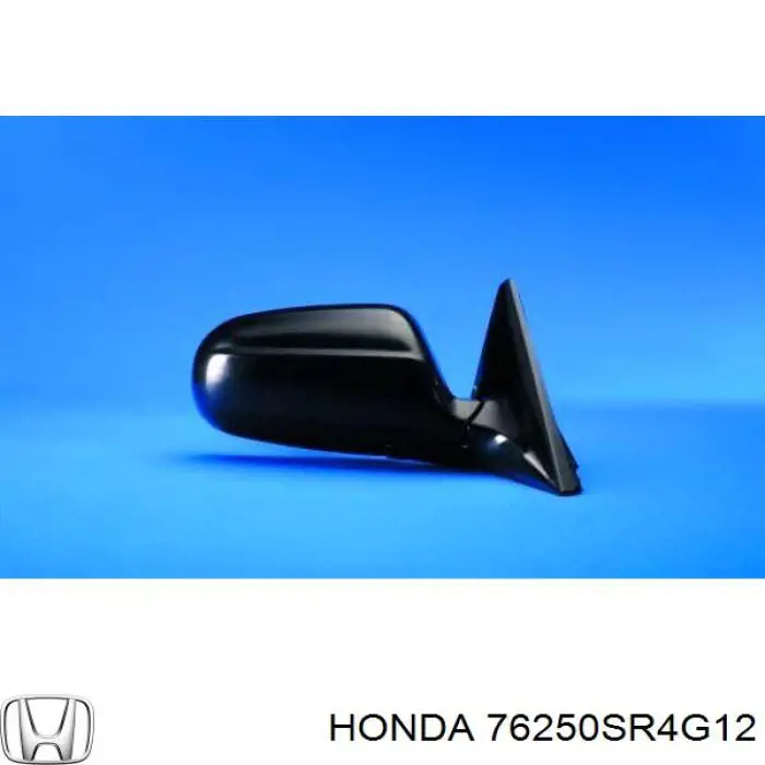 76250SR4G12 Honda espejo retrovisor izquierdo