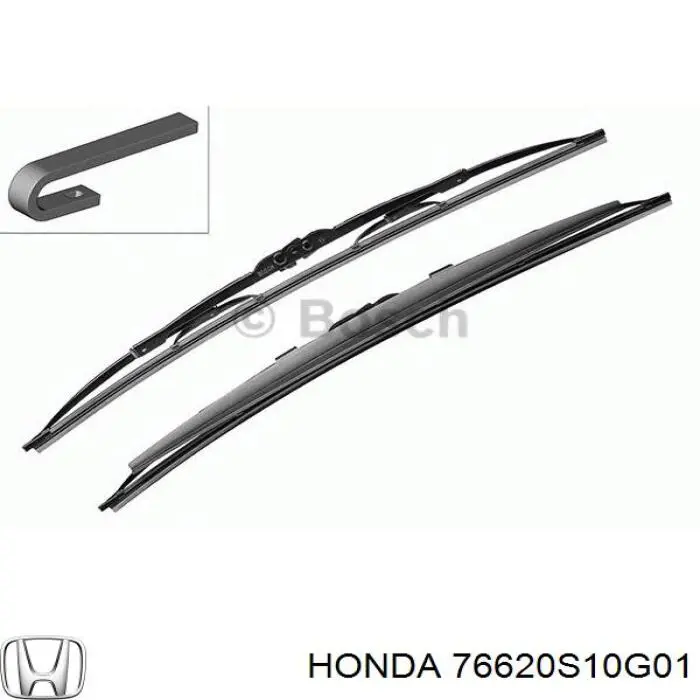Escobilla del limpiaparabrisas del lado del pasajero Honda 76620S10G01 precio, desde 22,52 EUR