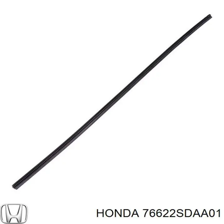 Goma del limpiaparabrisas lado conductor para Honda FR-V (BE)