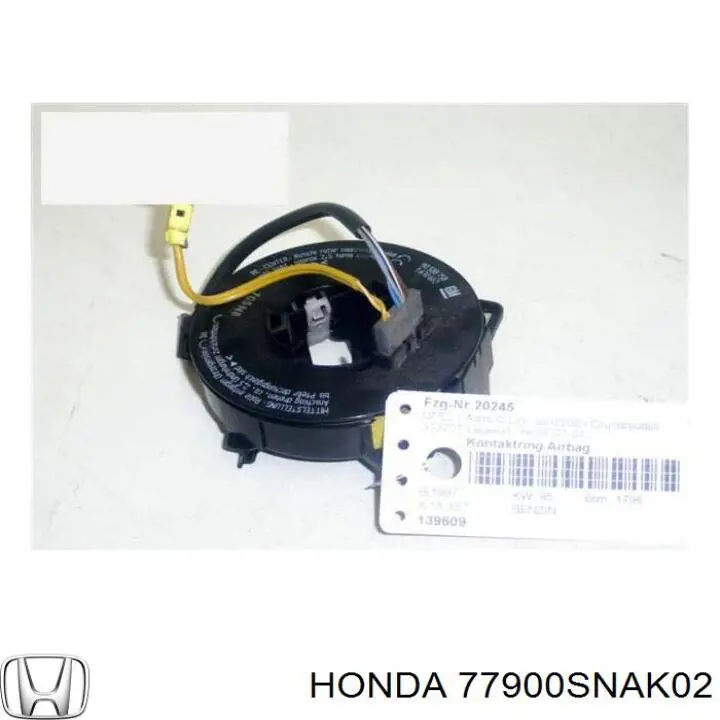 Comprar 77900SNAK02 Honda Anillo AIRBAG