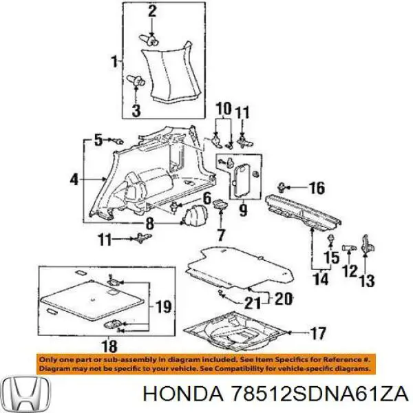 78512SDNA61ZA Honda