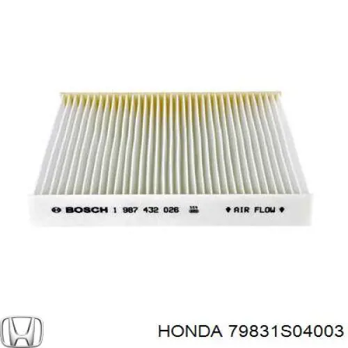 79831S04003 Honda filtro habitáculo
