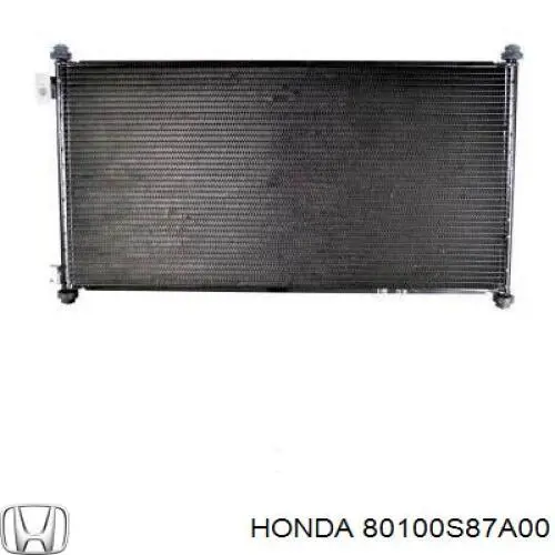 80100S87A00 Honda Radiador de aire acondicionado