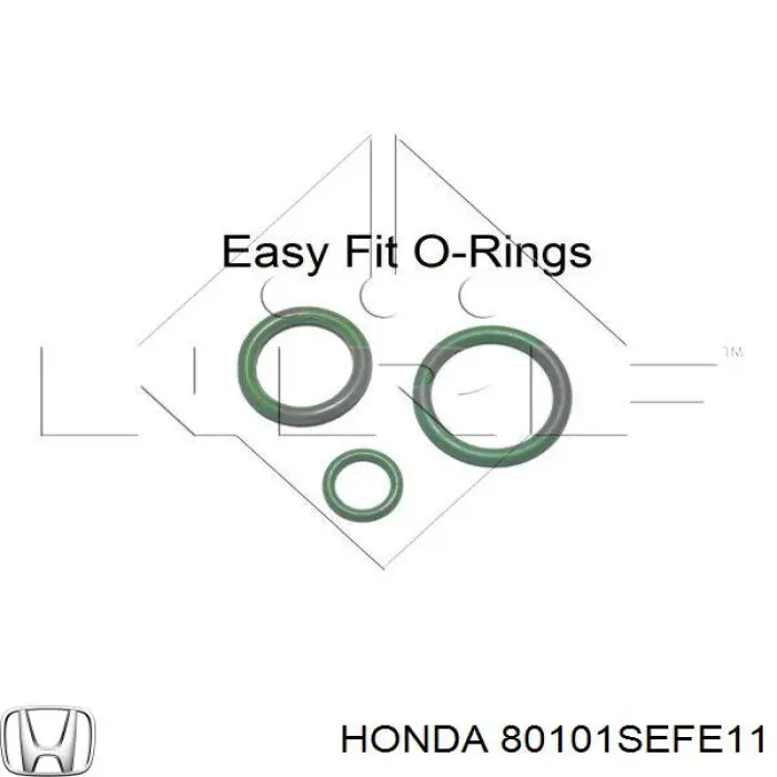 80101SEFE11 Honda condensador aire acondicionado