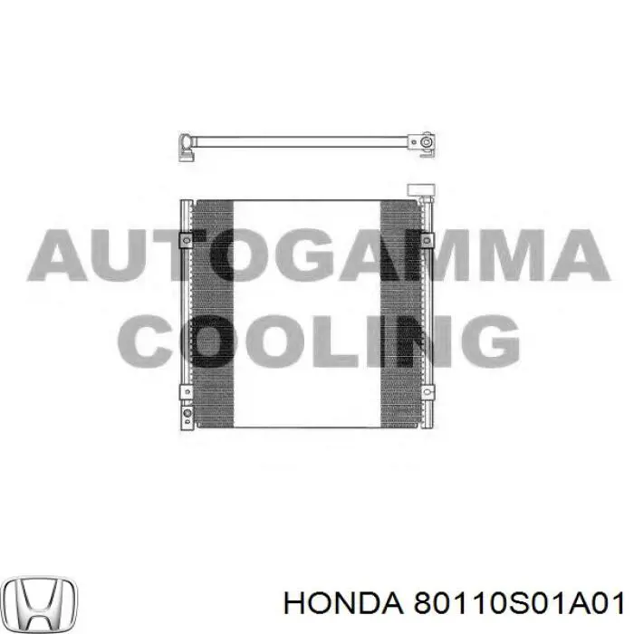 80110S01A01 Honda condensador aire acondicionado