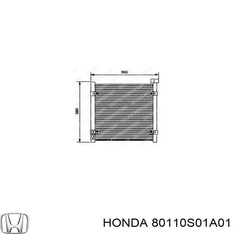 Condensador Honda 80110S01A01