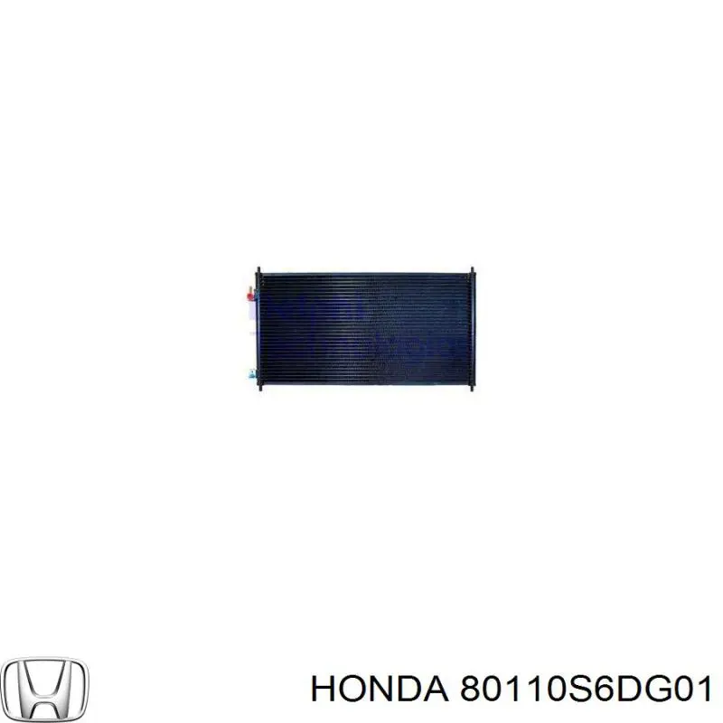 Condensador aire acondicionado 80110S6DG01 Honda