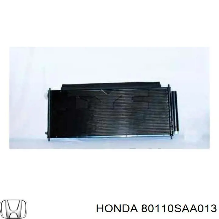 80110SAA013 Honda Radiador de aire acondicionado