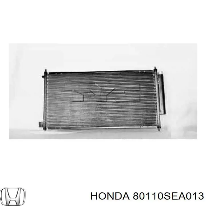 80110SEA013 Honda condensador aire acondicionado