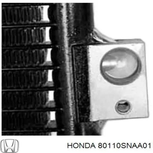 80110SNAA01 Honda condensador aire acondicionado
