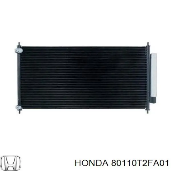 80110T2FA01 Honda Radiador de aire acondicionado