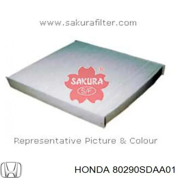 80290SDAA01 Honda filtro habitáculo