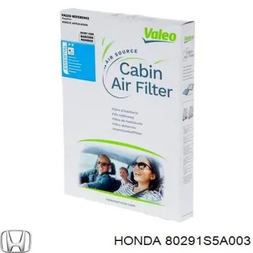 Comprar 80291S5A003 Honda Filtro de aire del habitáculo