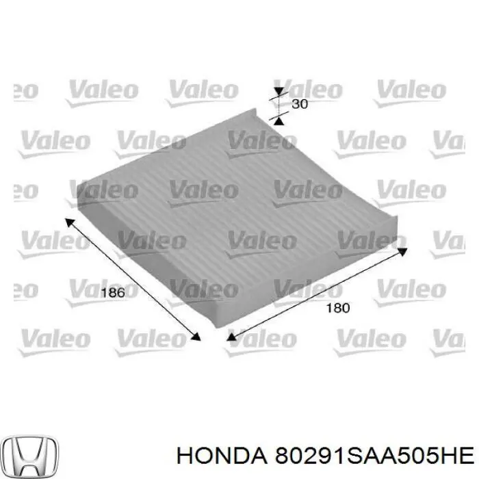 80291SAA505HE Honda Filtro antipolen