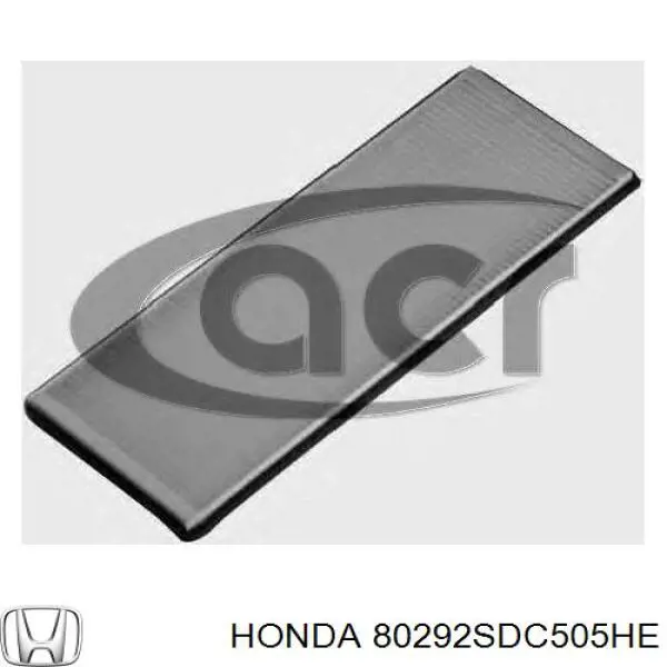 80292SDC505HE Honda filtro habitáculo
