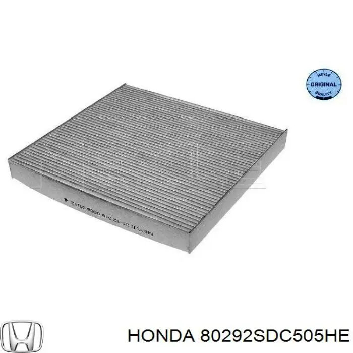 Comprar 80292SDC505HE Honda Filtro de aire del habitáculo