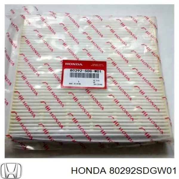 Comprar 80292SDGW01 Honda Filtro de aire del habitáculo