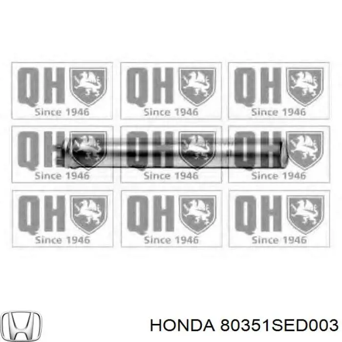 80351SED003 Honda receptor-secador del aire acondicionado