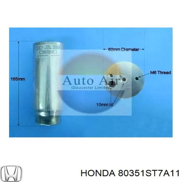 80351ST7A11 Honda filtro deshidratador