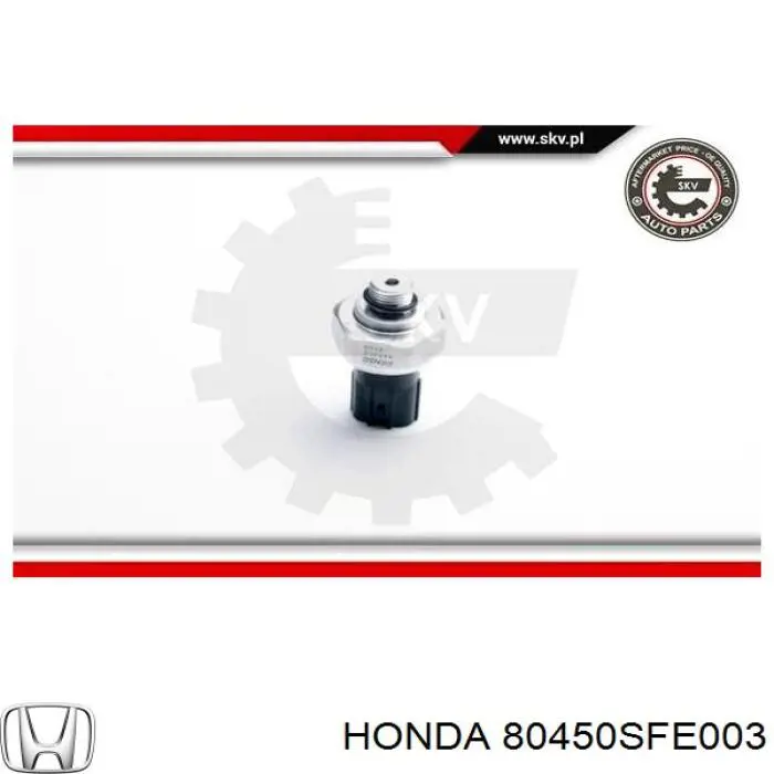 80450SFE003 Honda presostato, aire acondicionado