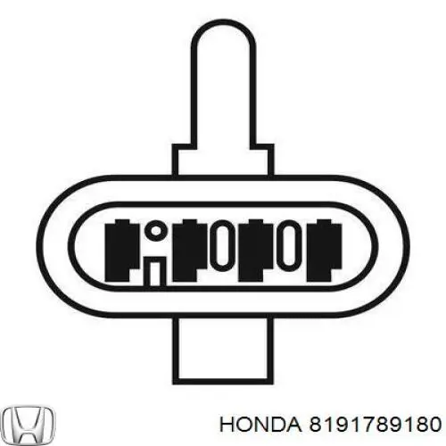 8191789180 Honda Sonda lambda (NOx, O2)