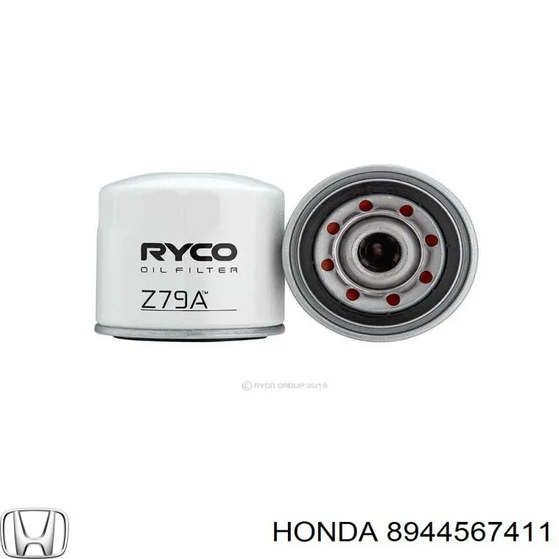 8944567411 Honda filtro de aceite